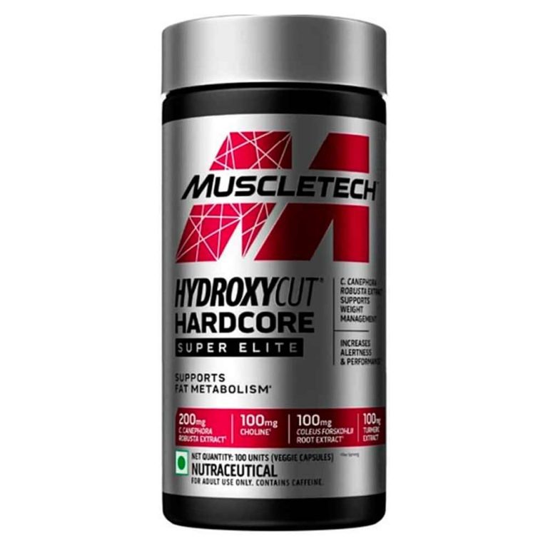 Muscletech Hydroxycut Hardcore Super Elite 100 Caps Potente Quemador