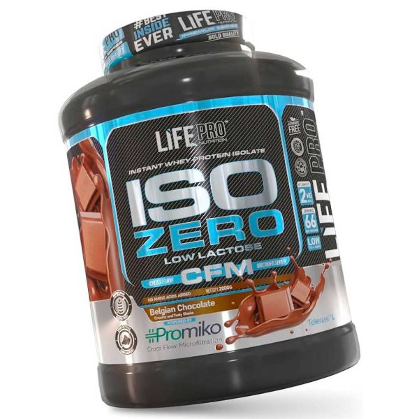 Life Pro Nutrition Isolate Zero 2kg | Alimento Deportivo de Aislado de Proteína de Suero 87%, Mejora Rendimiento Físico, Crecimiento del Sistema Muscular, Aumenta Resistencia,y Recuperación