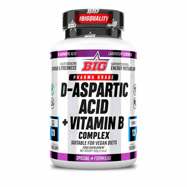 Big Ácido aspártico + B Complex 120 Caps