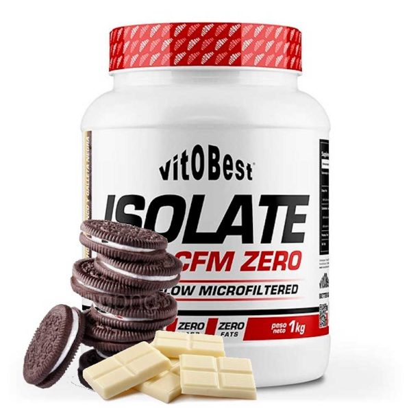 Vitobest Isolate CFM Zero 1kg - Aislado de proteína de suero WPI 90 (CFM)