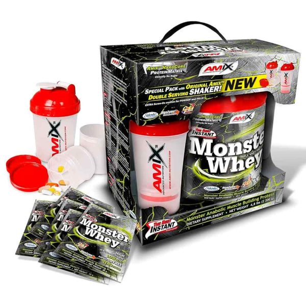 Amix Nutrition Anabolic Monster Whey 2kg - Suplemento Alimenticio, Favorece el Incremento de la Masa Muscular, Mejora la Recuperación Muscular, No Contiene Cafeína