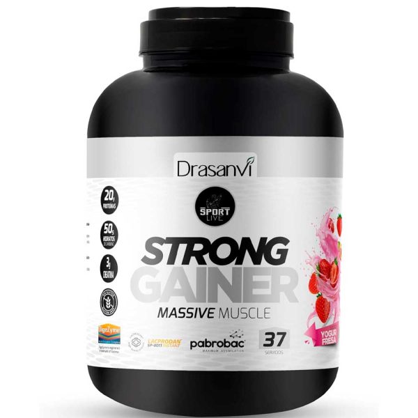 Drasanvi Weight Gainer 3Kg - Aumento de Masa Muscular - Ganancia de peso y Fuerza