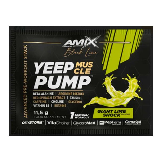 Amix Yeep Pump 12g - Advanced Pre Workout Stack - Black Line