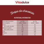 Vitadulce Sirope de Chocolate Vitadulce 400 gr – Sin gluten – 0% grasas y baja en calorías -Sin azúcares ni leche - Imagen 3