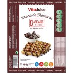 Vitadulce Sirope de Chocolate Vitadulce 400 gr – Sin gluten – 0% grasas y baja en calorías -Sin azúcares ni leche - Imagen 4