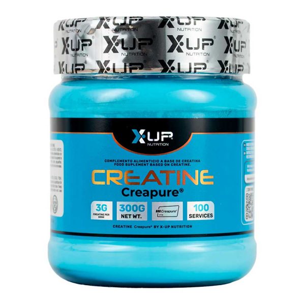 X UP Nutrition Creatine Sello Creapure 300G. Creatina Monohidrato. Producto Vegano con certificación IFS FOOD