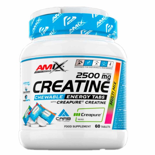 Amix Creatina Creapure Formato Masticable 60 Tabl.