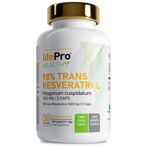 Life Pro Trans Resveratrol 98% 60 Caps