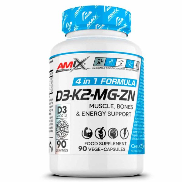 Amix Nutrition D3 + K2 + MG + ZN - 90 VCaps