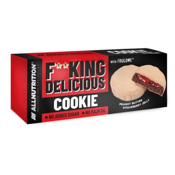 All Nutrition Fucking Delicious Cookie 128gr Sabor Peanut Butter Strawberry Jelly