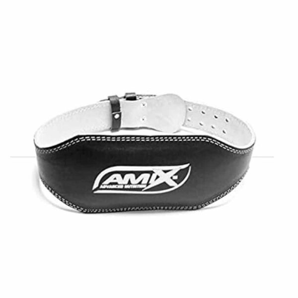 Amix Nutrition Cinturón de Cuero Negro