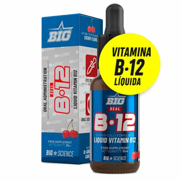 Big Vitamina B12 Líquida de rápida absorción