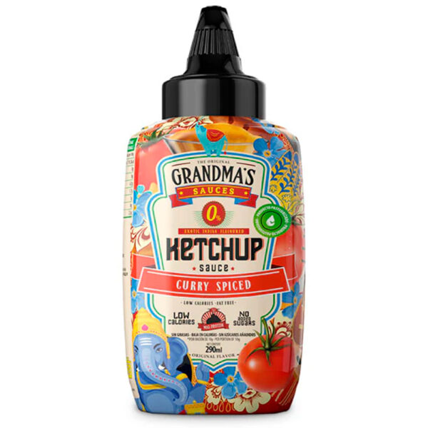 Max Protein Salsa Ketchup Curry Spiced 290ml