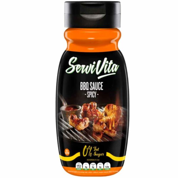Servivita Salsa Zero Barbacoa Picante 320 ml