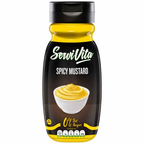 Servivita Salsa Zero Mostaza Picante 320 ml