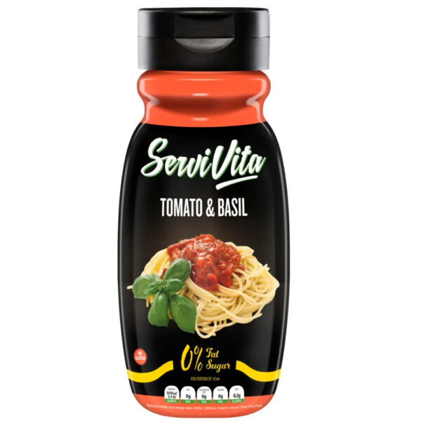 Servivita Salsa Zero Tomate y Albahaca 320 ml