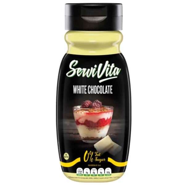 Servivita Sirope Zero Chocolate Blanco 320 ml