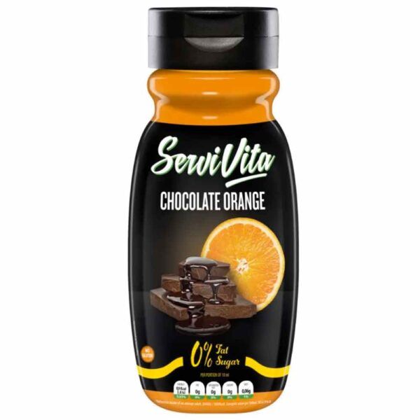 Servivita Sirope Zero Chocolate y Naranja 320 ml