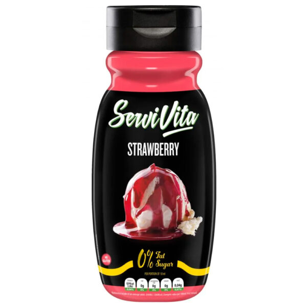 Servivita Sirope Zero Fresa 320 ml