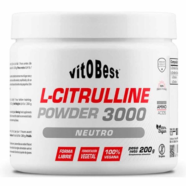 Vitobest L-Citrulline 3000 - 200gr Sabor Neutro