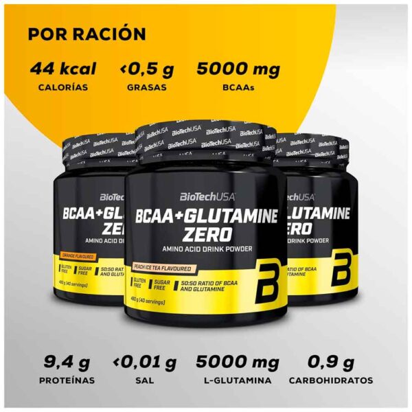 BioTechUSA BCAA + Glutamine Zero 480g
