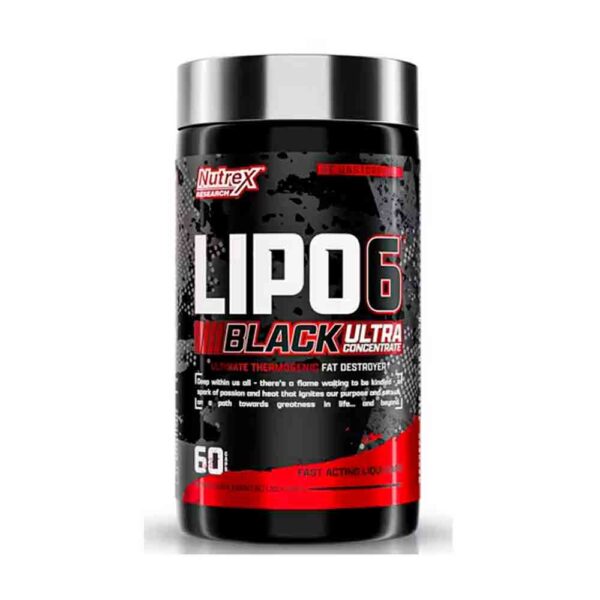 Nutrex Lipo 6 Black Ultra Concentrate 60 Cápsulas