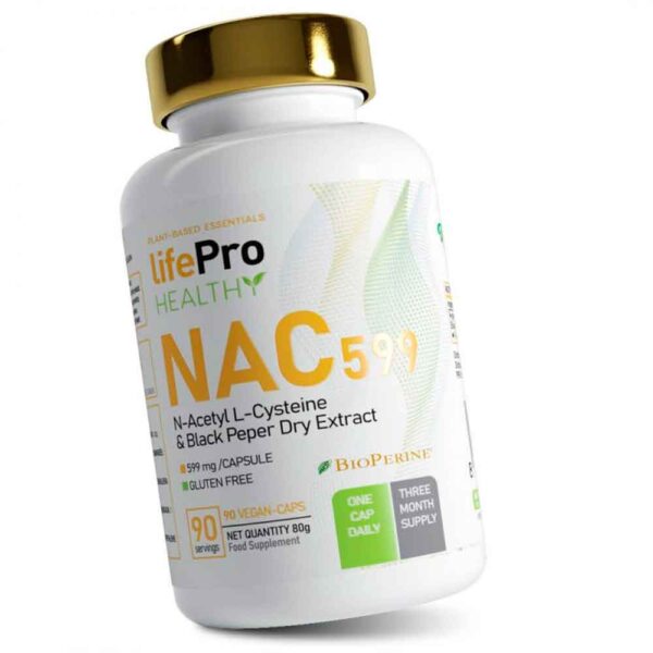 Life Pro Nutrition Nac 599mg 90 Vegancaps