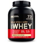 Optimum Nutrition 100% Whey Gold Standard 5 lb  76 Dosis, 2.28 kg Proteína en Polvo para Recuperacíon y Desarrollo Muscular con Glutamina Natural y Aminoácidos BCAA
