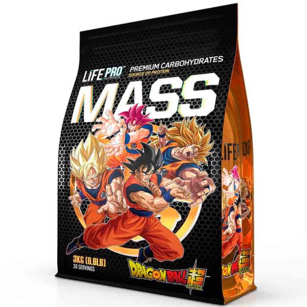 Life Pro Nutrition Mass Gainer Dragon Ball Super Limited Edition 3kg Gluten Free