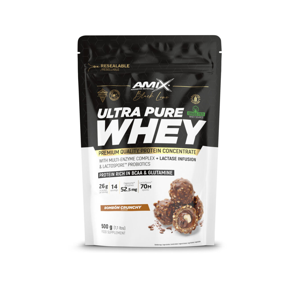 AXB_UltraPureWhey_500g_bombon-crunchy Amix Nutrition Ultra Pure Whey 500 g Black Line - Imagen 2