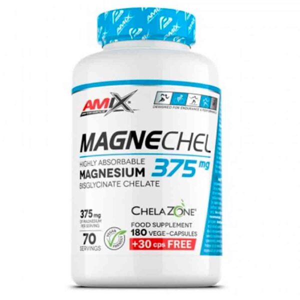 Amix Nutrition Magnesio Quelado MagneChel 180+ 30 Caps Free
