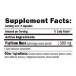 Amix Nutrition Psyllium Husk Fibra Natural 1500 mg 120 Caps - Imagen 2