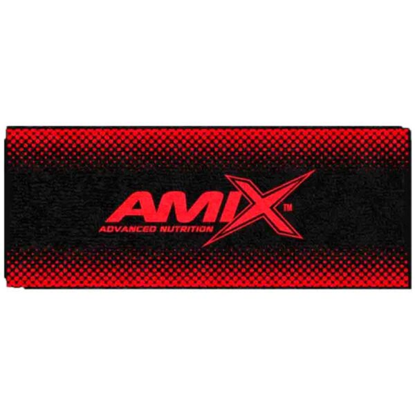 Amix Nutrition Toalla de entrenamiento Negro-Rojo
