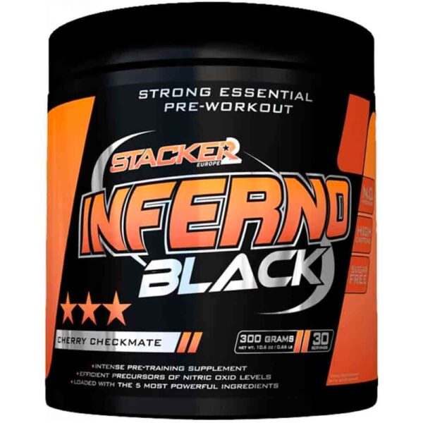 Stacker2 Inferno Black - Intense Pre-Training Supplement 300g
