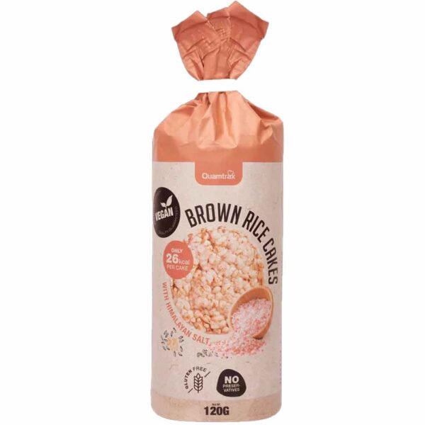 Quamtrax Tortitas de arroz integral - Brown Rice Cakes 120gr