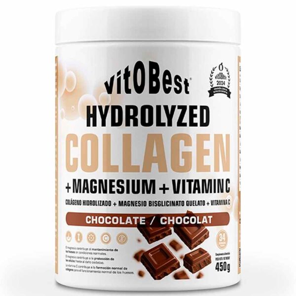 Vitobest Hydrolyzed Collagen+Magnesium+Vitamin C 450gr