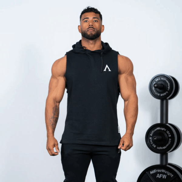 Agongym Original Tank Hoodie Black