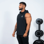 Agongym Original Tank Hoodie Black - Imagen 2
