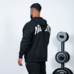 Agongym Original Zip Hoodie Black - M - Imagen 3
