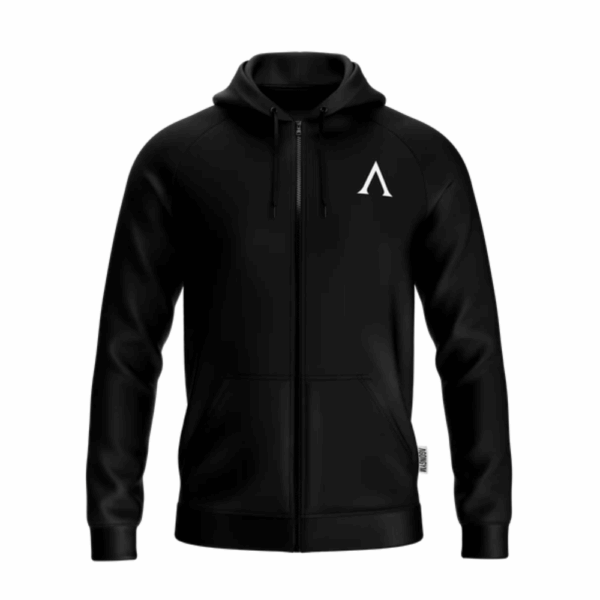 Agongym Pulse Zip Hoodie Black - S
