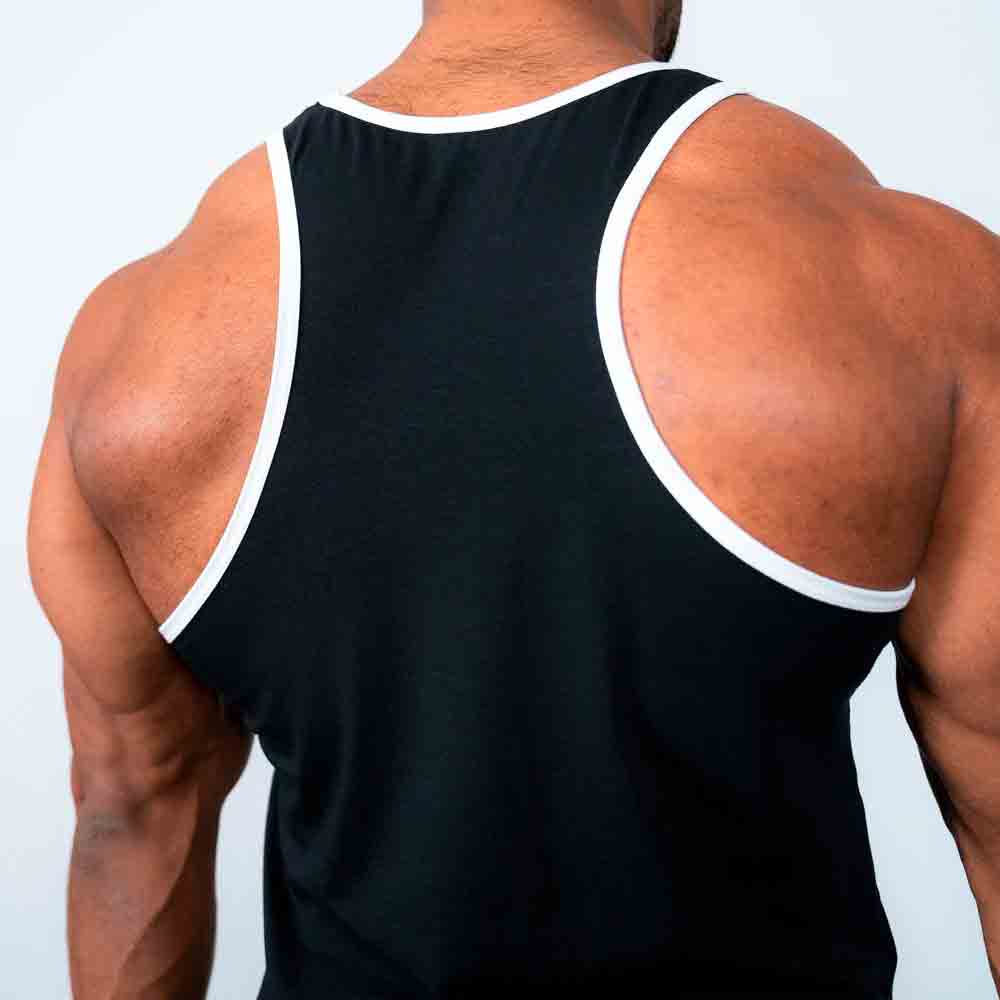 Agongym-Aesthetic-black--5 Agongym Aesthetic Stringer Black - M - Imagen 4