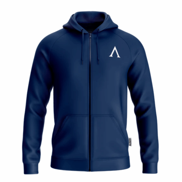 Agongym Pulse Zip Hoodie Navy - S