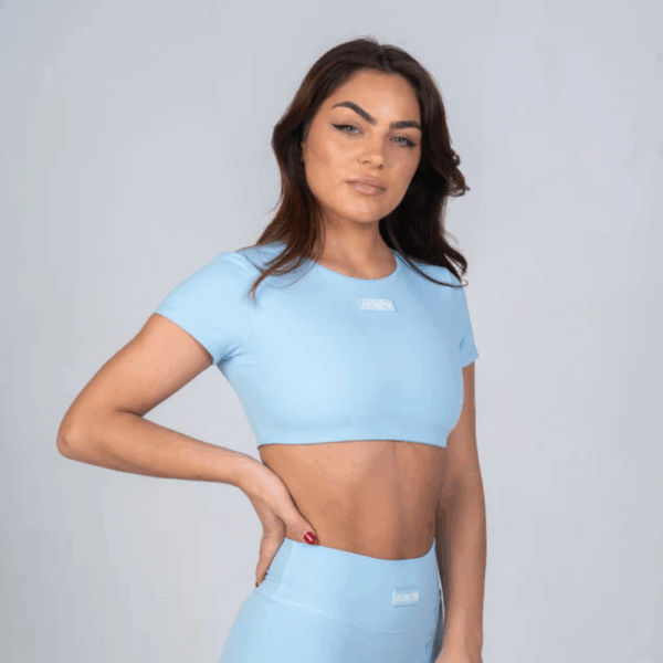 Agongym Soft Skin Top Baby Blue - L