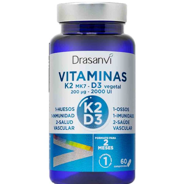 Drasanvi Vitamina K2 + D3 60 Comprimidos