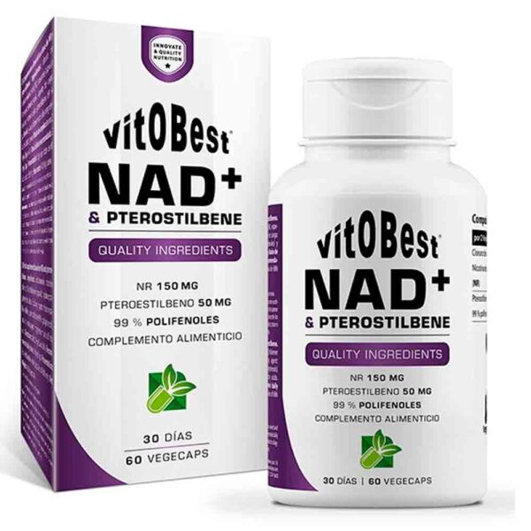 Vitobest NAD+ & Pterostilbene 60 caps