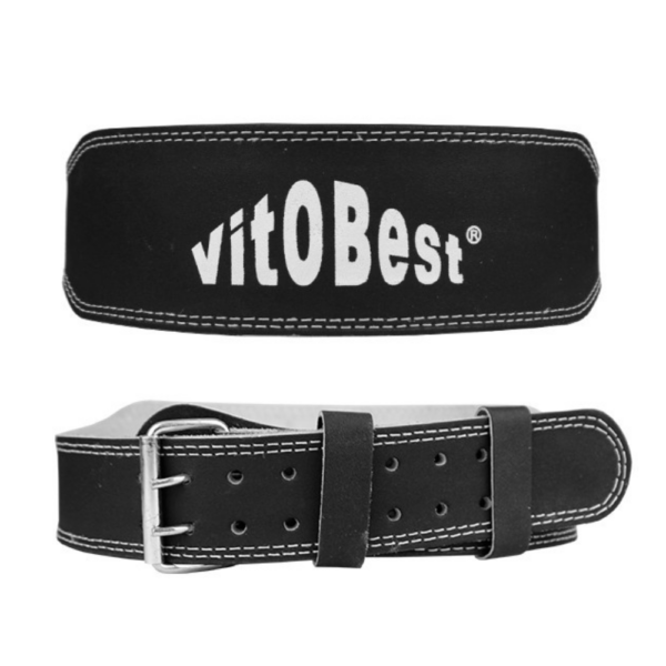 Vit.O.Best Cinturón Cuero Negro Talla L
