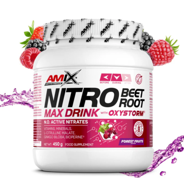 Amix Nitrato de Remolacha - Nitro Beet Root MAX Drink 450g