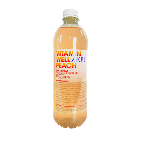 Vitamin Well Zero 500ml Sabor Melocotón