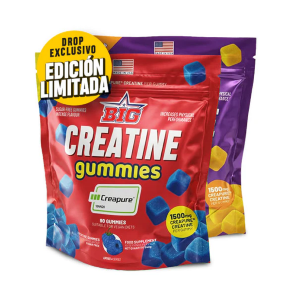 Big Creatina Gummies Creapure 90 unidades