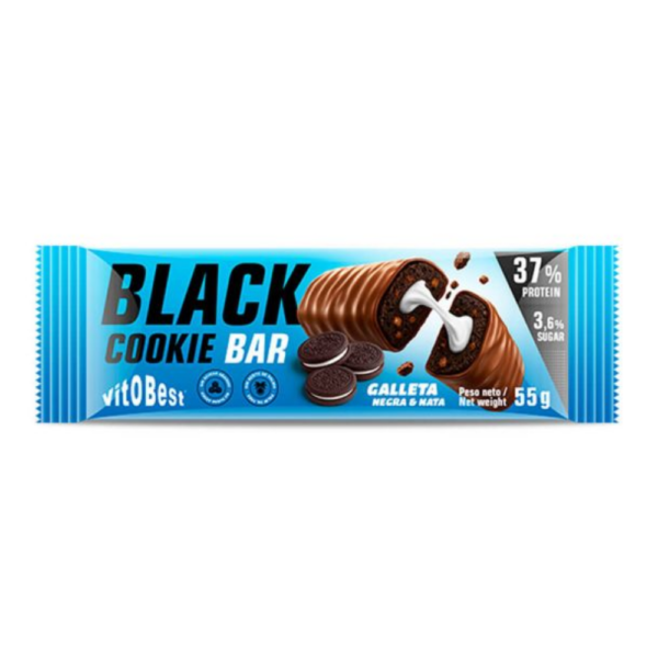 Vitobest Black Cookie Bar 55g